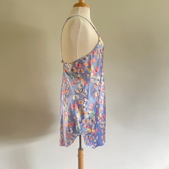 3pc Vintage Amelia’s Butterfly Robe + Slip SET - Picture 3 of 12